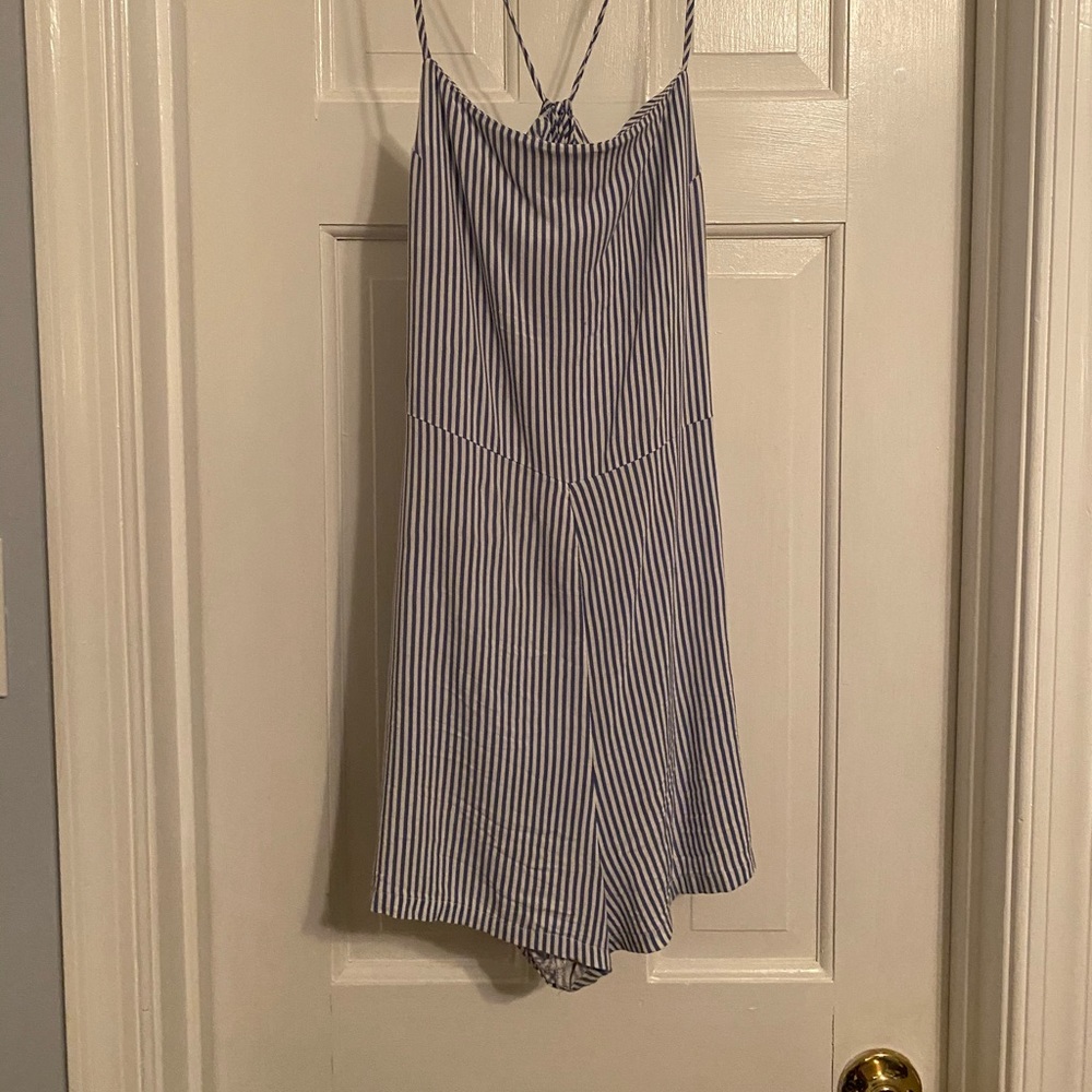 H&M striped romper
